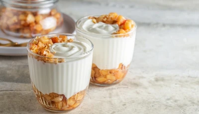 tiramisù d'automne aux spéculoos et pommes, poires