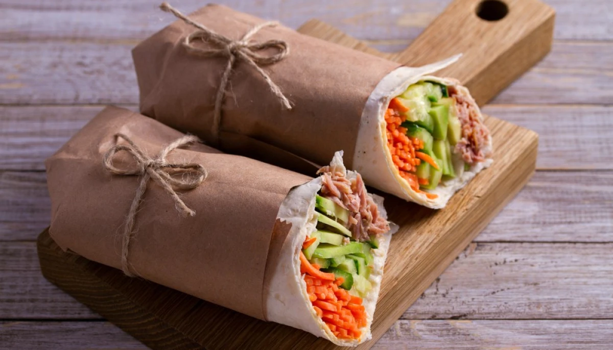 Wrap au thon facile