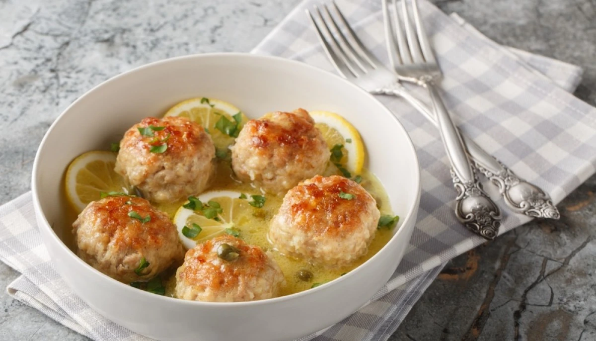 Boulettes de piccata de poulet