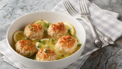 Boulettes de piccata de poulet