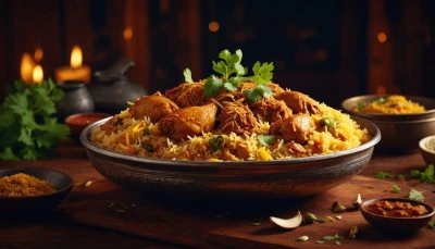 Riz Biryani au poulet