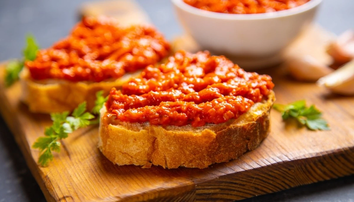 Tartinade de poivrons rouges rôtis (type Ajvar)