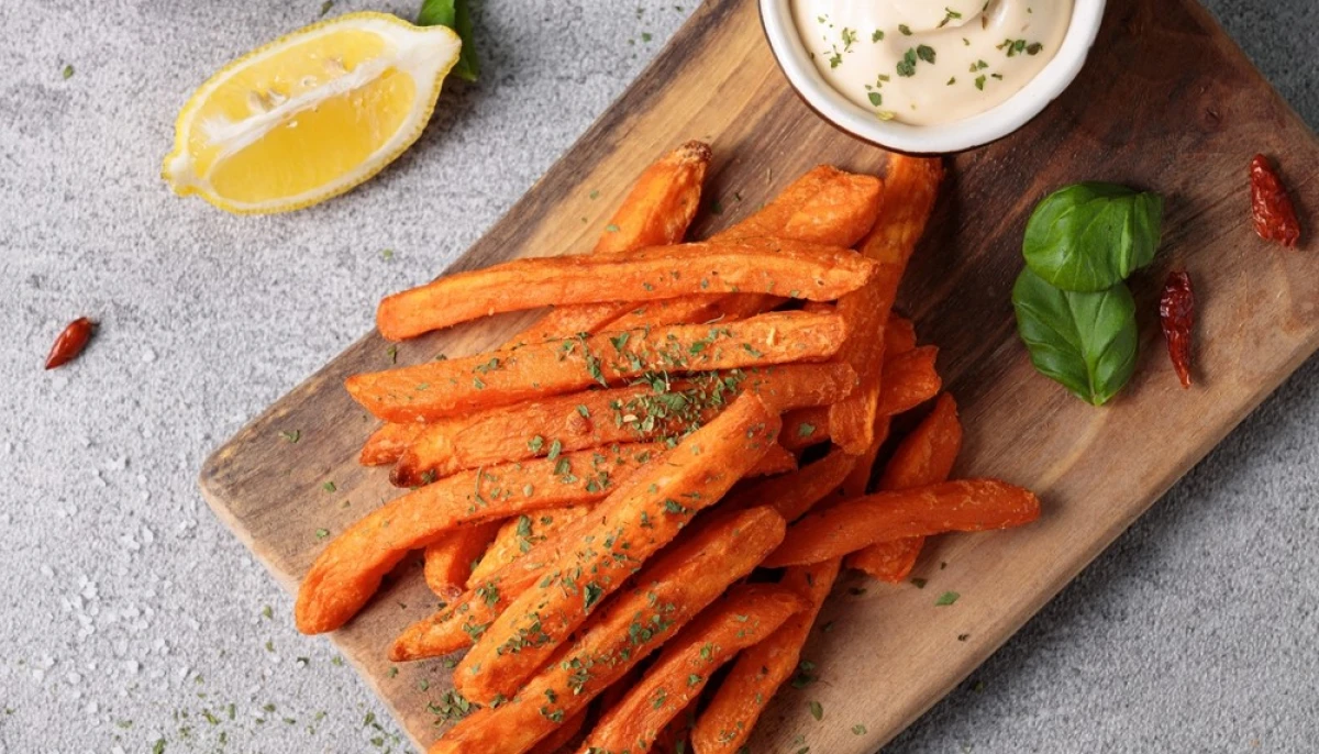 Baguettes de patates douces