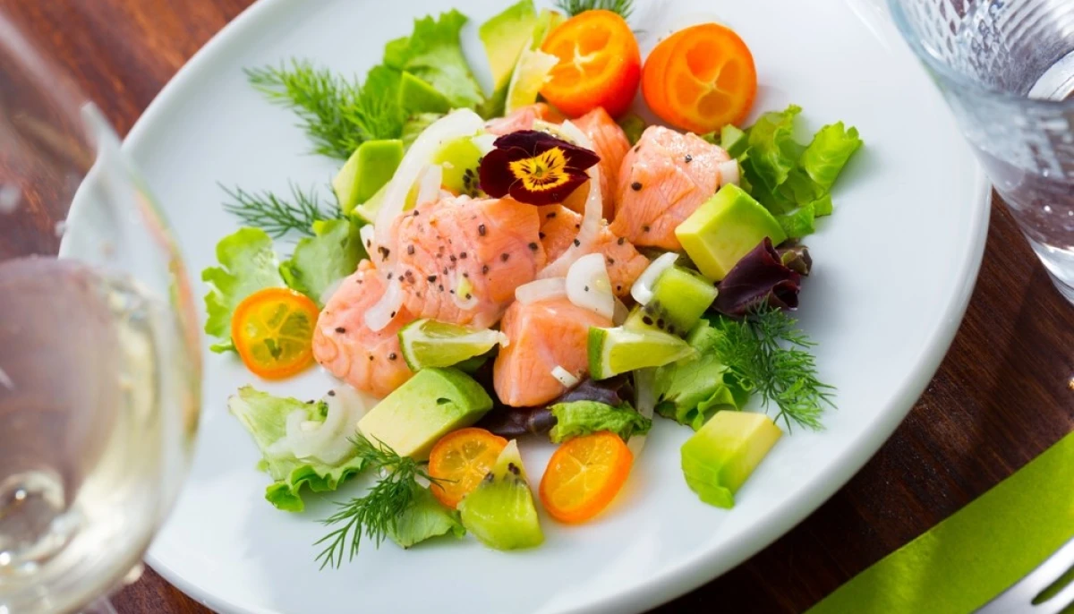 Ceviche de saumon maison