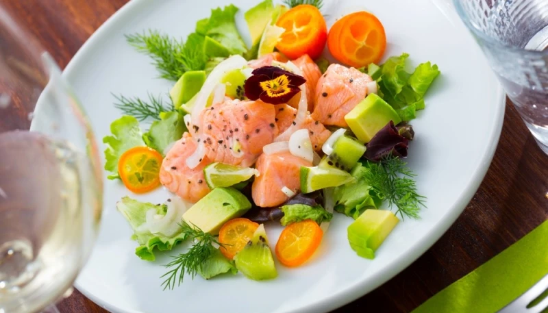 Ceviche de saumon maison