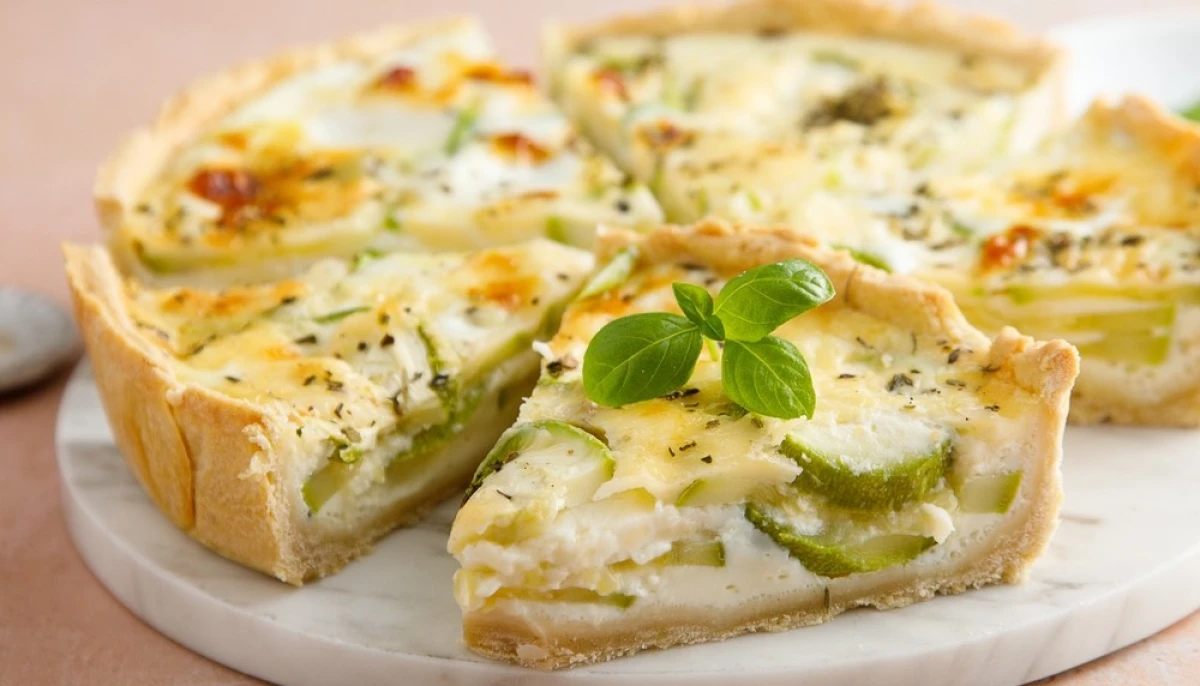 Quiche légère courgette-feta