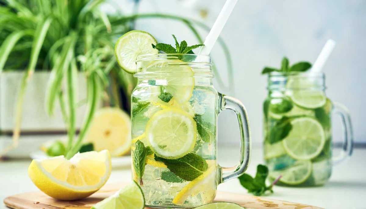 Limonade fraîche à la menthe
