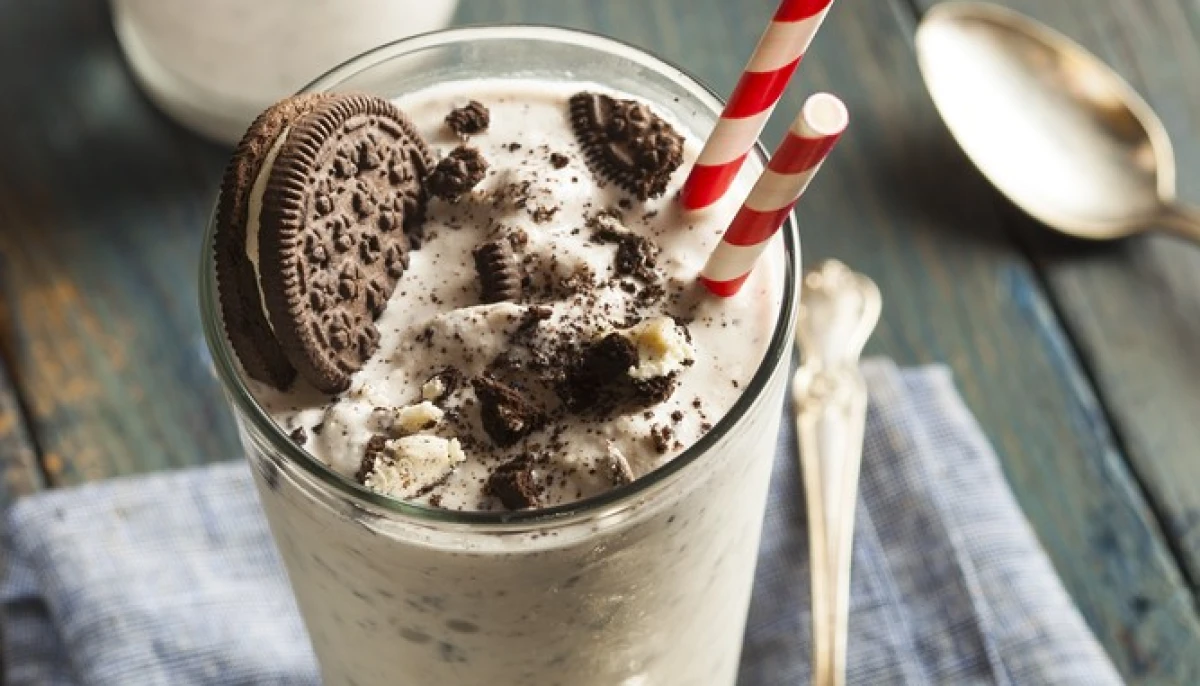 Milkshake Oreo® sans blender