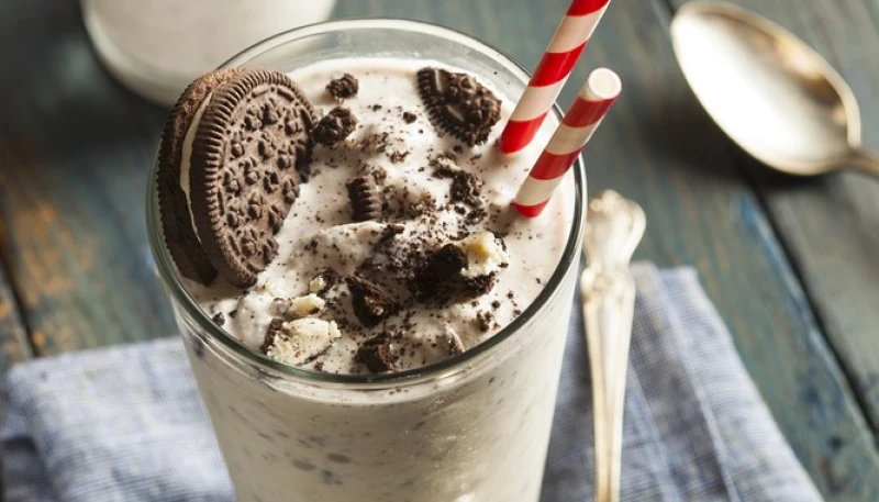 Milkshake Oreo® sans blender