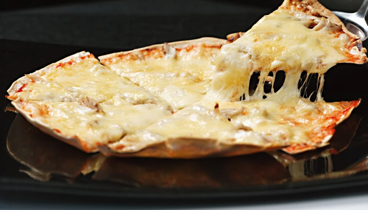 Pizza tortilla à la poêle