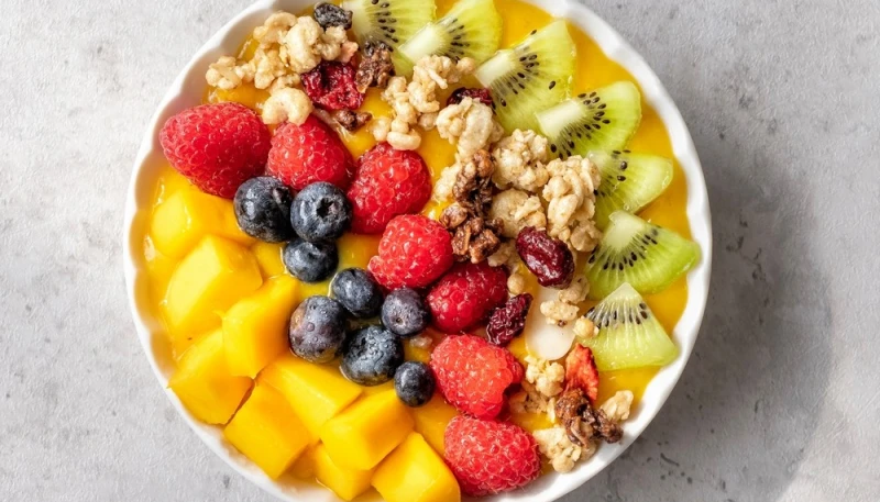 Smoothie bowl tropical