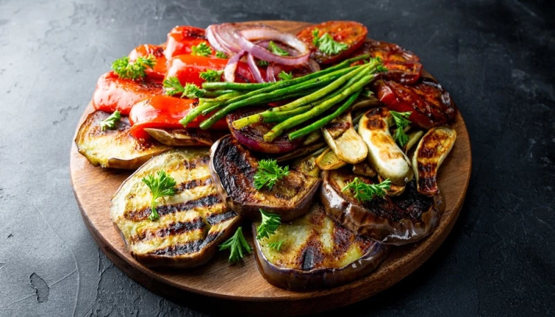 Bowl de légumes grillés