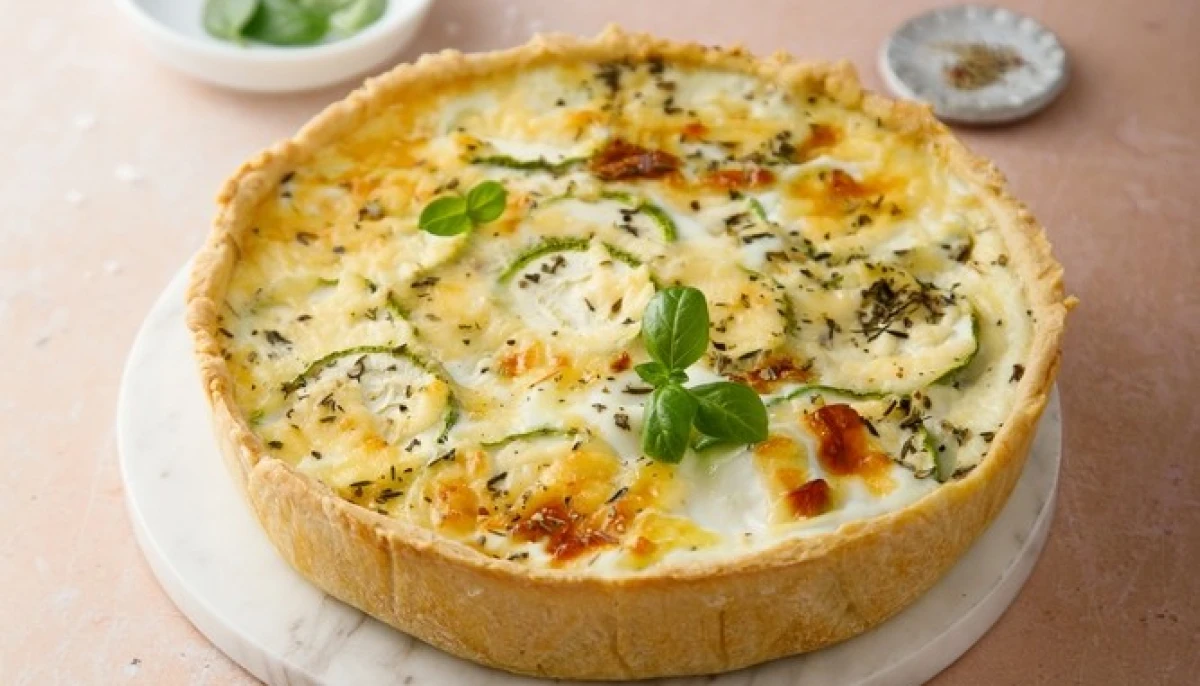 Quiche légère aux courgettes et feta