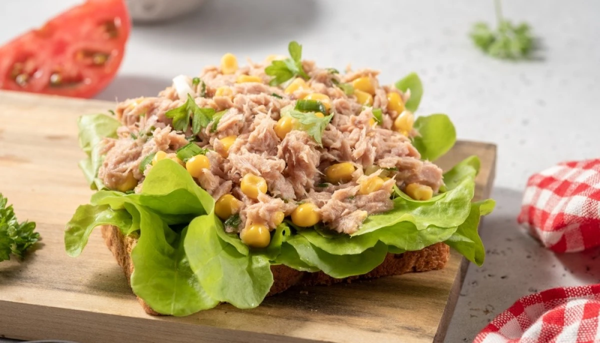 Sandwich thon-maïs