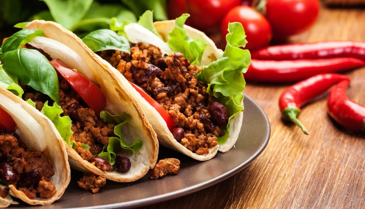 Tacos frais à la mexicaine