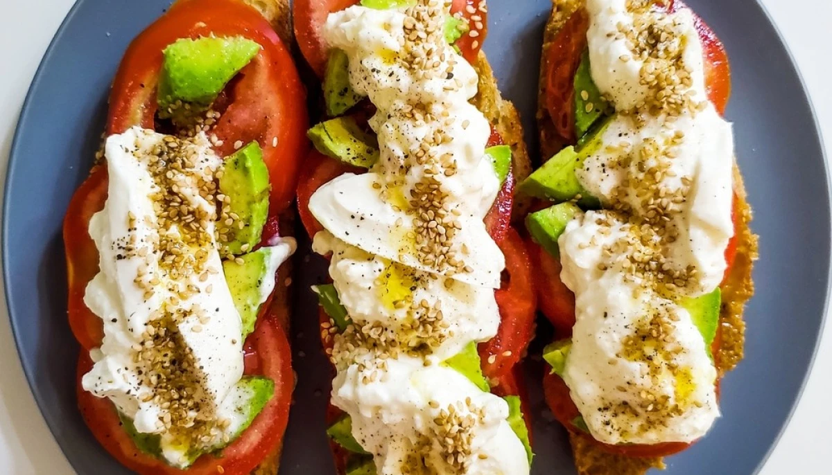 Tartines tomate-mozza