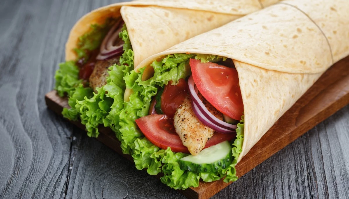 Wrap au poulet froid