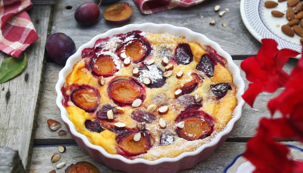 Clafoutis aux prunes