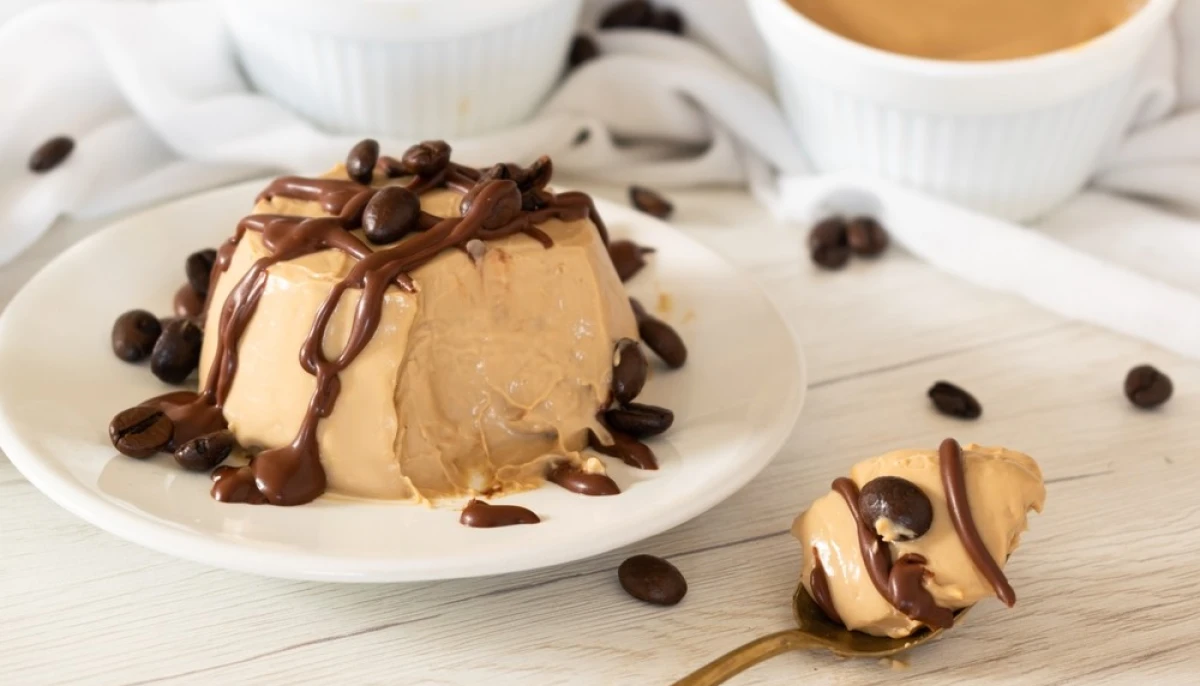 Panna cotta au café et chocolat