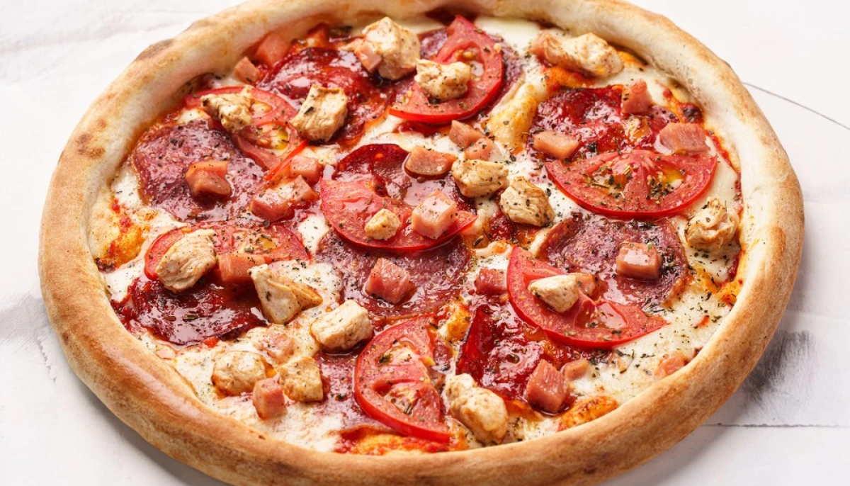 Pizza italienne au poulet