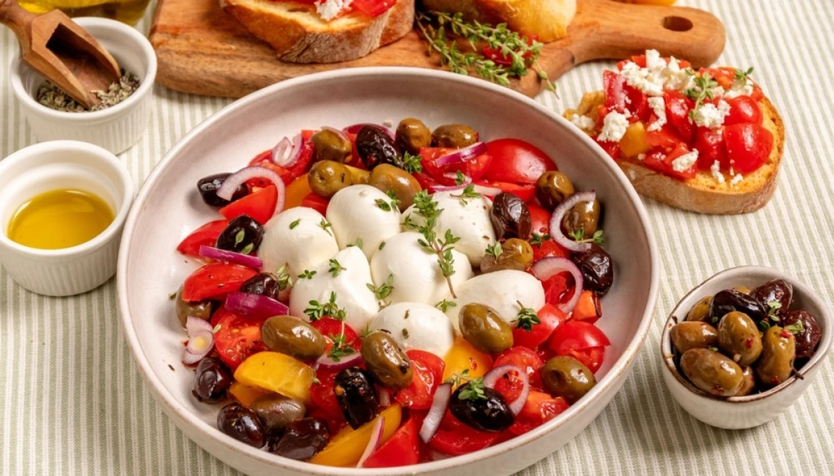 🥗 Salade caprese aux tomates colorées