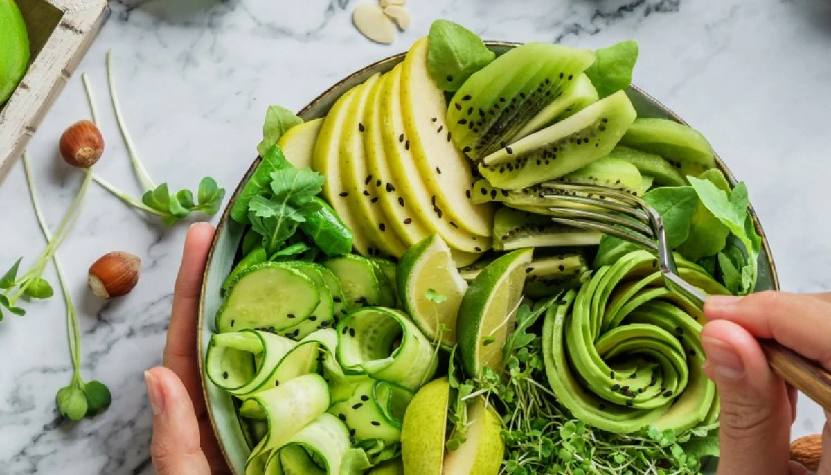 Salade détox tout en vert
