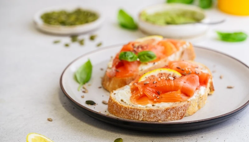 Sandwich à la ricotta