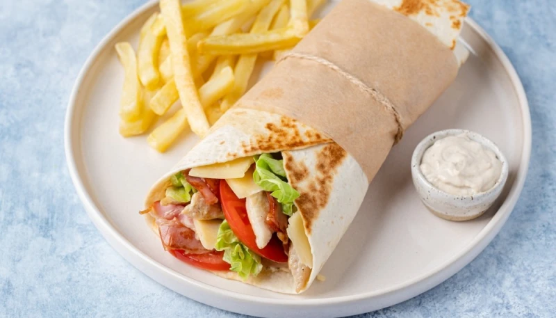 Wrap gourmand au poulet