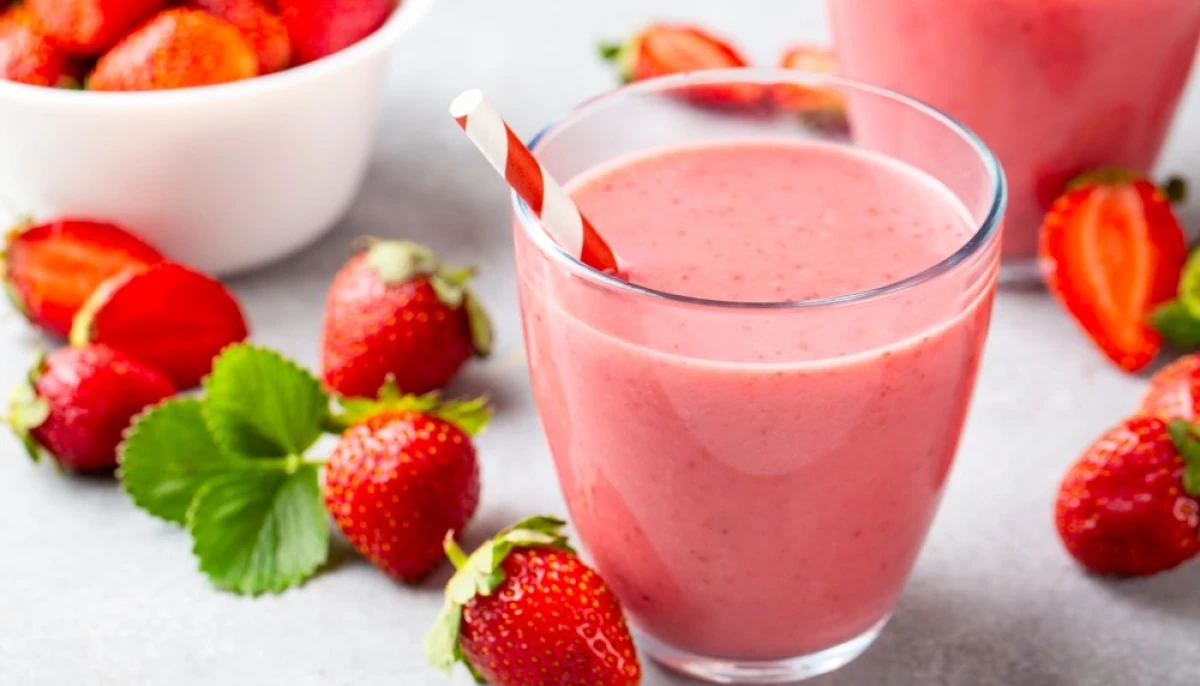 🍓 Smoothie fraise crémeux