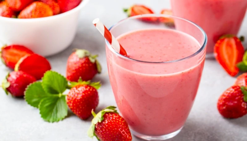 🍓 Smoothie fraise crémeux