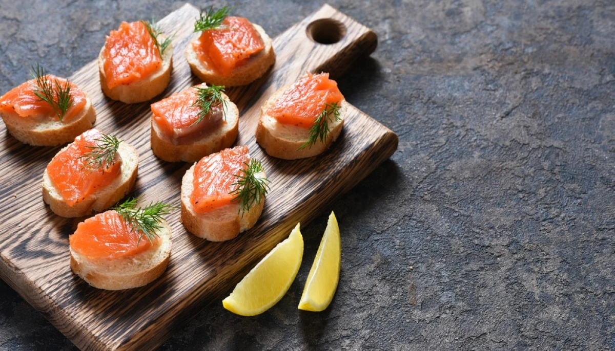 🥖 Toasts au saumon fumé