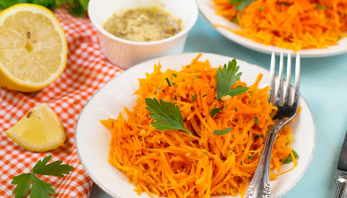 Salade de carottes râpées citronnée