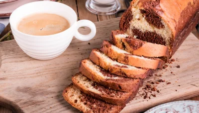 Gâteau marbré au yaourt