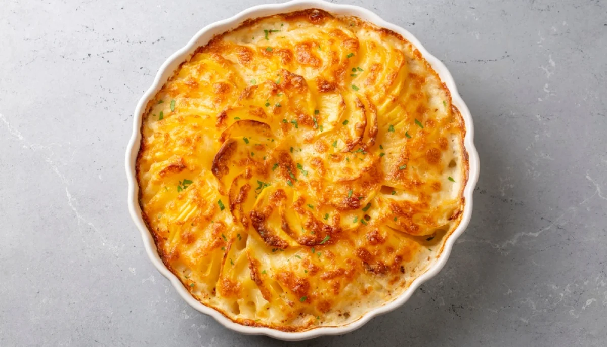 Gratin de potimarron et pommes de terre