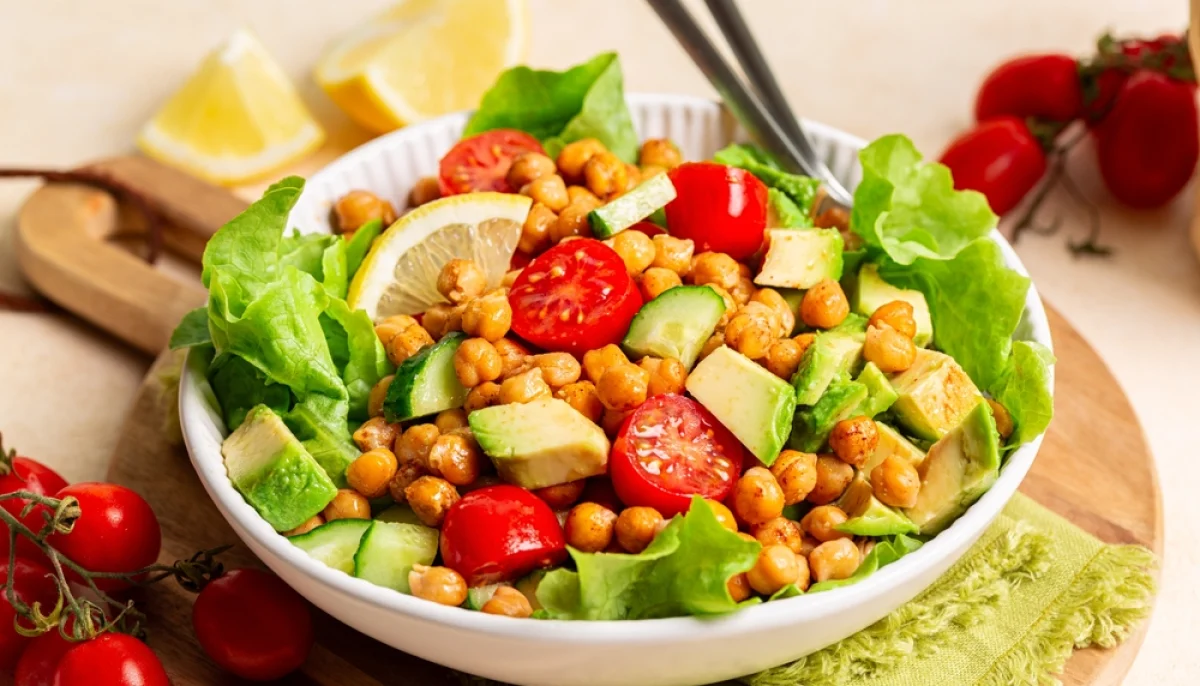 Salade de pois chiches au citron