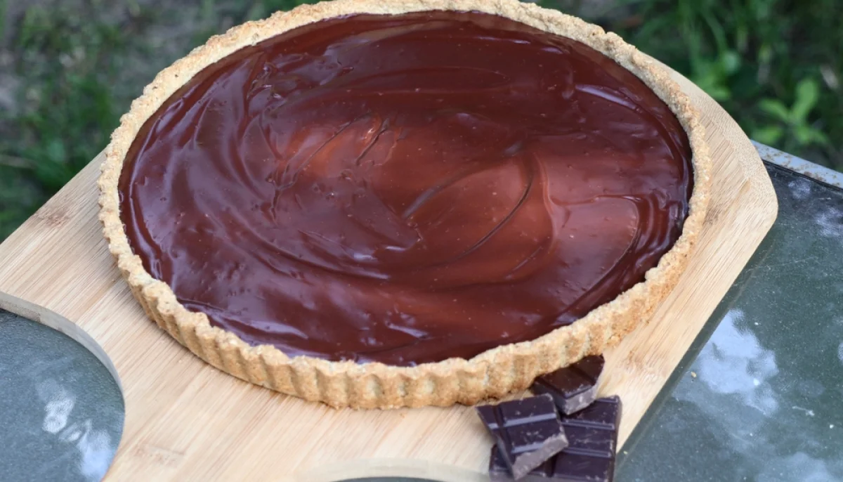 Tarte banane et chocolat
