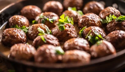 Boulettes de bœuf aux herbes