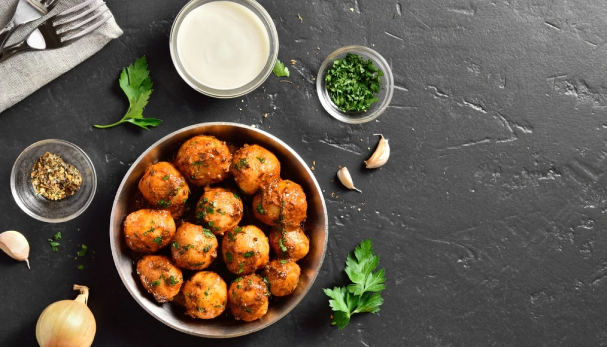 Boulettes de poulet épicées à la coriandre