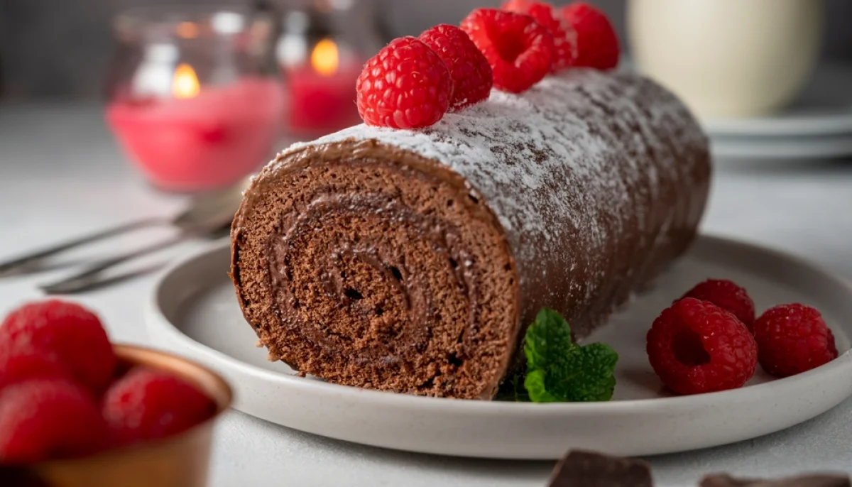 Mini-bûches chocolat (noël)