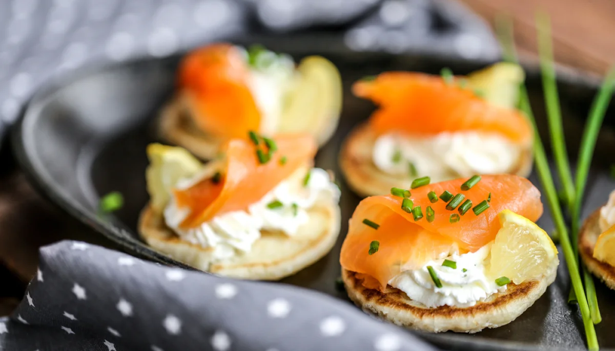 Canapés saumon & citron vert (réveillon)