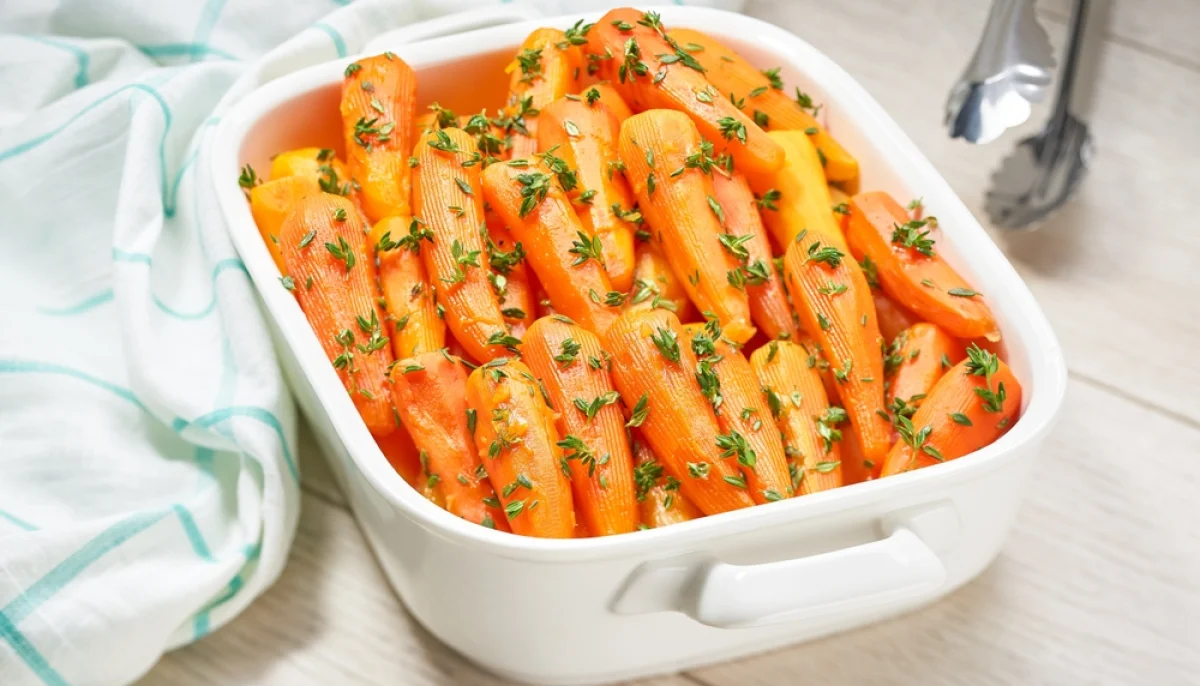 Carottes glacées au miel