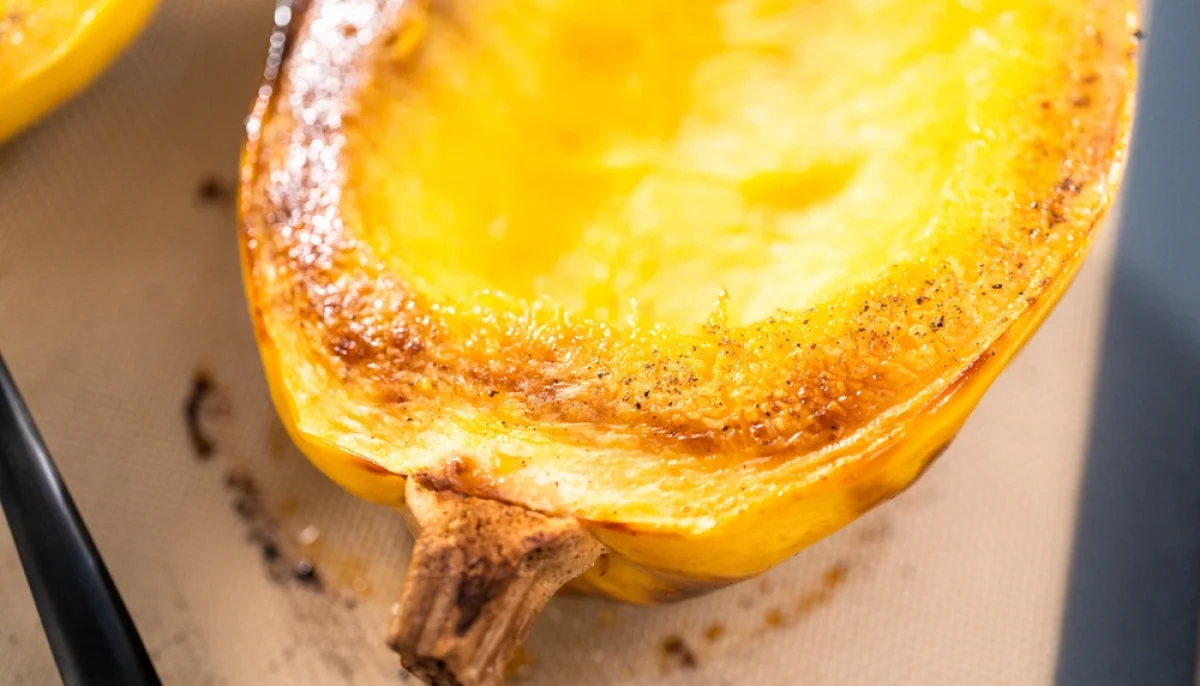 Courge spaghetti au four