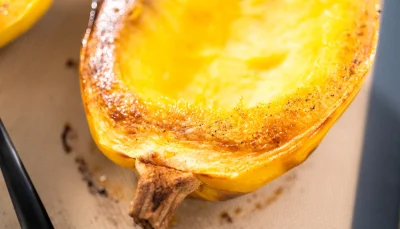 Courge spaghetti au four