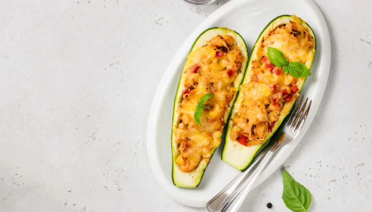 Courgettes farcies au thon