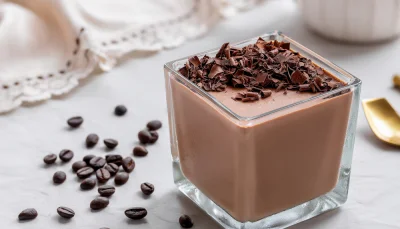 Crème dessert chocolat-café