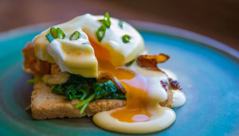 Croque madame aux épinards