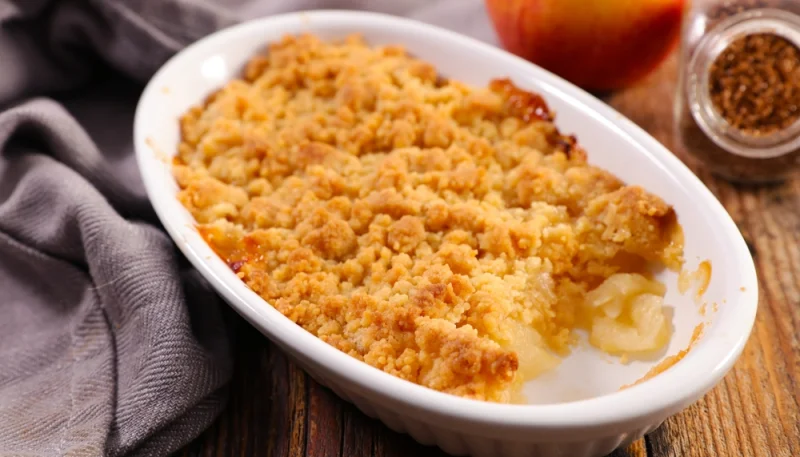 Crumble aux pommes (facile)
