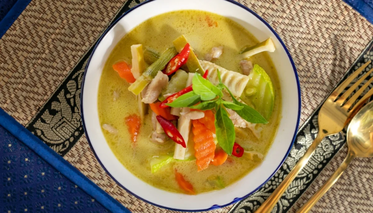 Curry vert de légumes