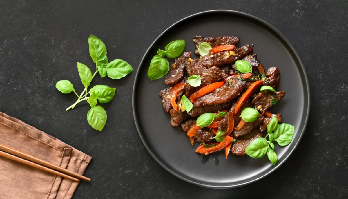 Émincé de bœuf à l’ail