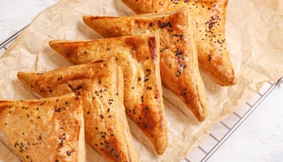 Feuilletés jambon & fromage (réveillon)